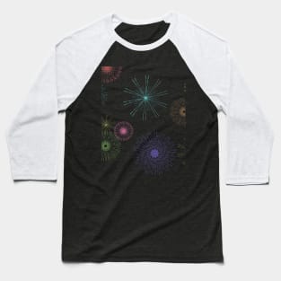 Holiday celebration - Vintage Fireworks Baseball T-Shirt